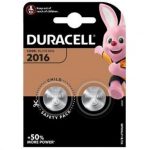 Baterijas DURACELL DL2016, Litija, 2gb
