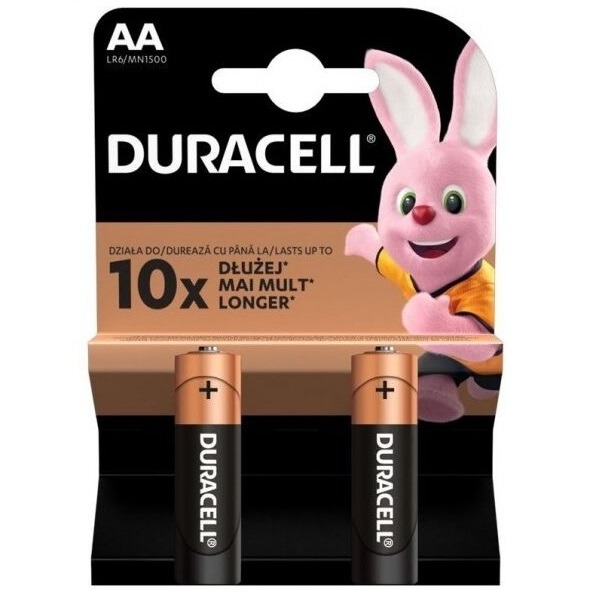 Baterijas DURACELL Basic AA, LR06, 2gb