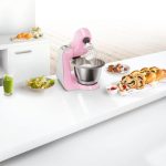 Virtuves kombains Bosch MUM5 Creation Line 1000W MUM58K20, rozā/sudraba