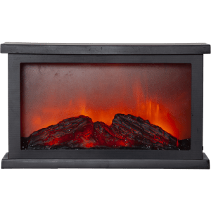 LED laterna kamīns Star Trading FIREPLACE, 18x30cm, IP20, 4LED, 3xC, ar taimeri