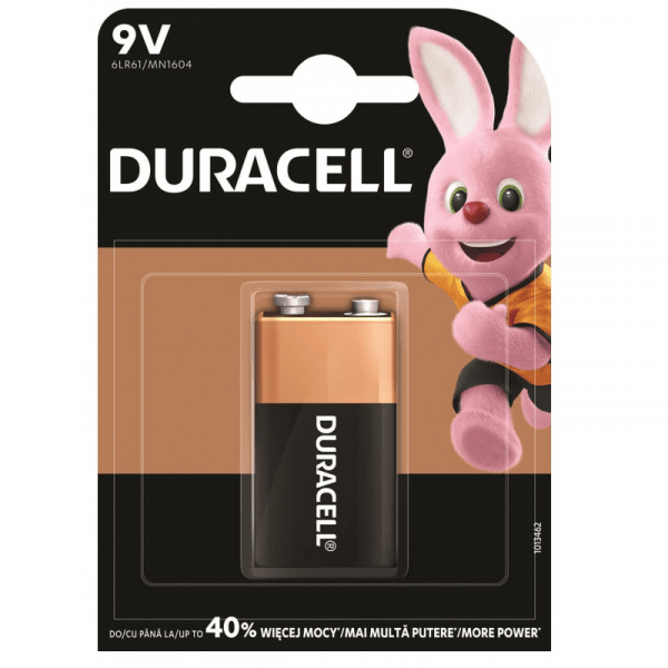 Baterija DURACELL Basic 9V, LR61, 1gb