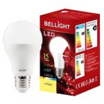 LED spuldze Bellight E27 A60, 230V, 15W, 3000K, 1200lm