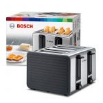 Grauzdiņu tosteris Bosch Executive 4 slots grafīta, 1800W TAT7S45