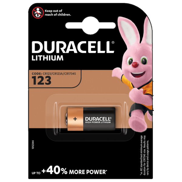 Baterija DURACELL Ultra DL123, 3V Litija, 1gb