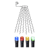 LED āra virtene Ziemassvētku eglītei Star Trading Serie LED, MC, 8gb. x 2m, 160LED, IP44
