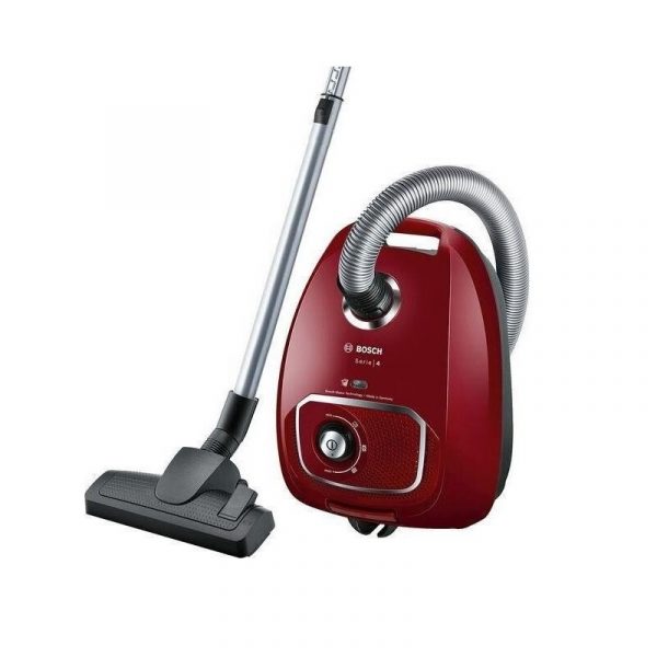 Putekļu sūcējs ar maisiņu Bosch Serie | 4 Classic 600W BGLS4X201, sarkans