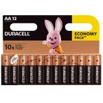 Baterijas DURACELL Basic Economy Pack AA, LR06, 12gb