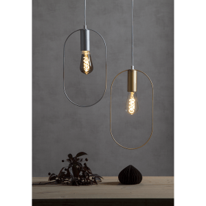 Griestu lampa E27 IP20, Max. 25w Taisnstūra, zelta