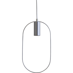 Griestu lampa E27 IP20, Max. 25w Taisnstūra, sudraba