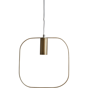 Griestu lampa E27 IP20, Max. 25w Kvadrātveida, zelta