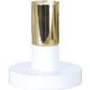 Galda lampa dekoratīva, ar slēdzi, balta/zelta, E27, IP20, Max 40w DUO