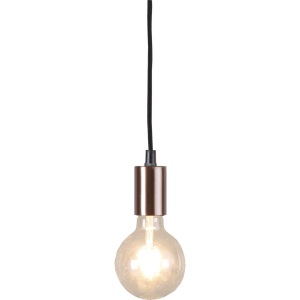 Piekarams gaismeklis, ar slēdzi un dakšu, E27, IP20, Max. 40w, vara