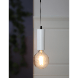 Piekarams gaismeklis, ar slēdzi un dakšu, E27, IP20, Max. 25w, balts