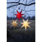 LED āra dekors Zvaigzne Alice, 60cm, 12LED, IP44, 3xAA, ar taimeri