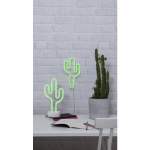 LED Neona dekors piekarams Cactus, 26,5cm, 118LED Ropelight Neon, IP20, 3XAA, ar taimeri