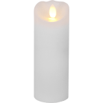 LED Vaska svece GLOW, balta, 15cm, IP20, 2xAA, ar taimeri