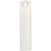 LED Vaska svece M-TWINKLE, balta, ar liesmas efektu, 20cm, IP20, 2xAA, ar taimeri