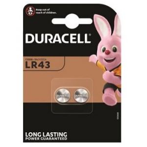 Baterijas DURACELL LR43, 2gb