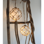 LED dekorācija Stikla bumba NOAH, caurspidīga, silti balta gaisma, 13cm, 8LED, IP20