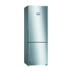 Ledusskapis ar saldētavu Bosch Serie | 6, 203x70cm, inox Ner. tērauda, KGN49AIDP