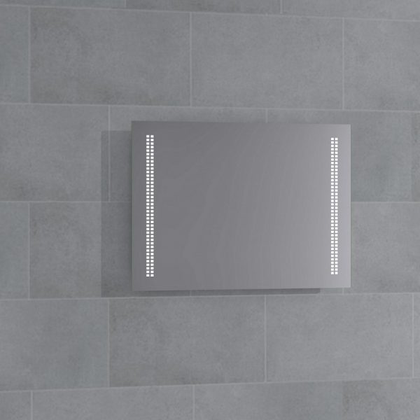 Spogulis ar frontālu LED apgaismojumu CAMILA, ar papildus opcijām