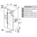 Ledusskapis ar saldētavu Bosch Serie | 6, Side-by-side, 178.7x90.8cm, KAD93VIFP