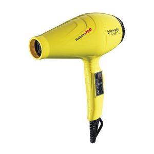 Matu fēns ar jonizāciju un piederumiem BaByliss Pro Luminoso Giallo 2100W