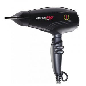 Profesionāls matu fēns ar Ferrari dzinēju BaByliss Pro Rapido Black 2200W