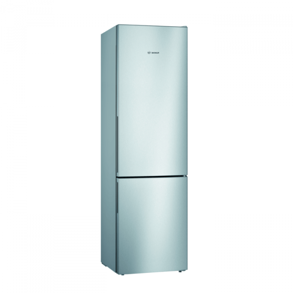 Ledusskapis ar saldētavu Bosch Serie | 4, 201x60cm, inox dizaina, KGV392LEA