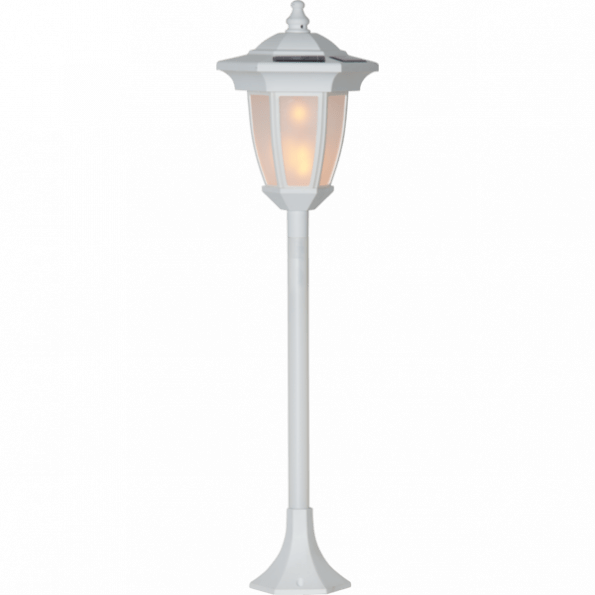 LED gaismeklis ar saules bateriju Star Trading FLAME 3in1, ar kāju 63cm, 24LED, IP44