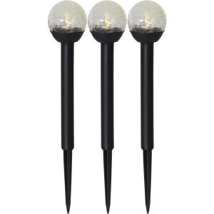 LED dārza gaismekļi ar saules baterijām 3gb. Star Trading Roma, 23cm, IP44