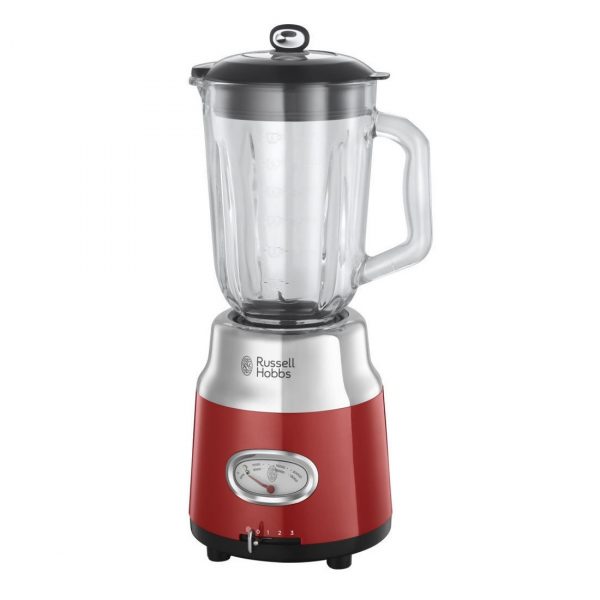 Blenderis Russell Hobbs Retro Red 800W, 1.5l, 25190-56, sarkans