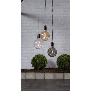 LED āra gaismeklis piekarams Star Trading Bowl, 19,5cm, 1.2W, IP44, 4xAA, ar taimeri
