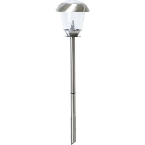 LED dārza gaismeklis ar saules baterijām Star Trading Napoli 66cm, 14lm, IP44