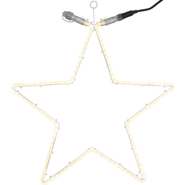 LED zvaigzne Neona papildus Star Trading System 24 55x60cm, 196LED, IP44, WW