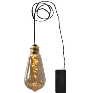 LED iekštelpu dekors Star Trading Glow Amber, 5LED, IP20, 2xAA, ar taimeri