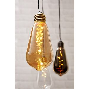 LED iekštelpu dekors Star Trading Glow Amber, 5LED, IP20, 2xAA, ar taimeri