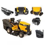 Mauriņa traktors ar savācējgrozu Cub Cadet XT2 QR106, 726cm³, Kawasaki 23 z/s