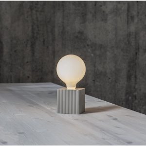Galda lampa deko spuldzei Star Trading Box Elephant pelēka, E27, IP20, ar slēdzi