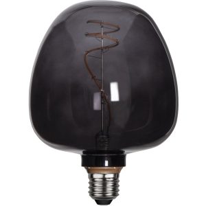 Dekoratīvā LED spuldze Star Trading Black Apple E27, 17cm, G125, 2W, 40lm, 2200K