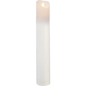LED Vaska svece Star Trading M-twinkle, balta, 30cm, IP20, 2xAA, ar taimeri