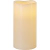 LED Vaska svece Star Trading Candle Big, balta, 20cm, IP20, 3xAAA, ar taimeri