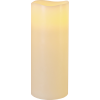 LED Vaska svece Star Trading Candle Big, balta, 25cm, IP20, 3xAAA, ar taimeri