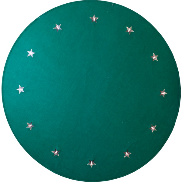 LED Ziemassvētku egles paklājs Star Trading Granne, 100cm, 0,54W, 12LED, WW, IP20