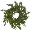 Mākslīgais vainags ar LED gaismām Star Trading Lummer, 38cm, 20LED, WW, IP20, 3xAAA