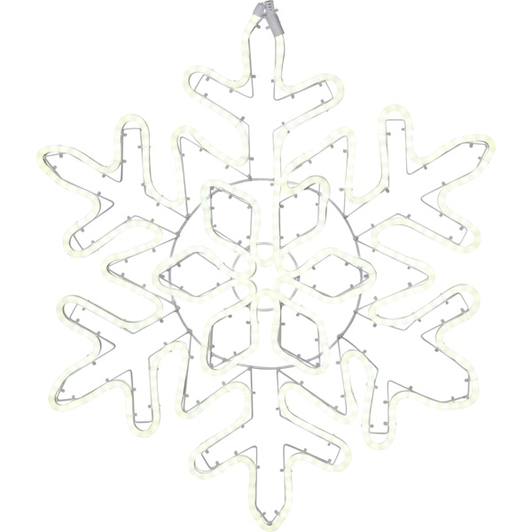 LED āra dekorācija siluets Sniegpārsla Star Trading Neonled, CW, 80cm, 480LED, IP44