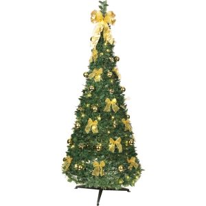 Mākslīgā egle ar LED gaismām Star Trading Pop-up-tree, 1,85m, 144LED, WW, IP20