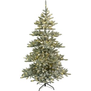 Āra mākslīgā egle ar LED gaismām Star Trading Arvika 2,1m, 320LED, WW, IP44