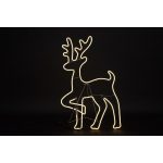 LED āra dekorācija siluets Briedis Star Trading Neonled, WW, 84cm, 600LED, IP44