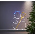 LED āra dekorācija siluets Sniegavīrs Star Trading Neonled, 78cm, 480LED, IP44
